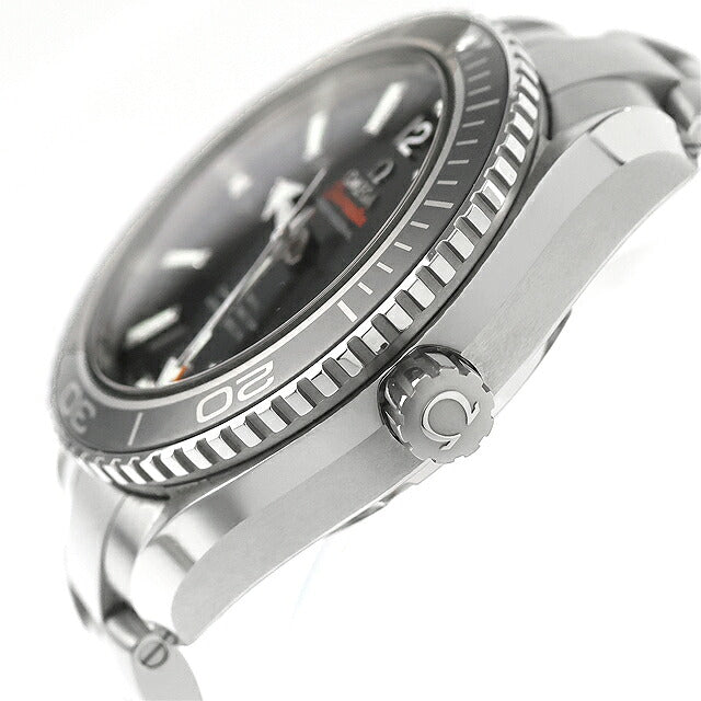 中古 美品 オメガ OMEGA シーマスター プラネットオーシャン 600m コーアクシャル アナログ 腕時計 ブランド メンズ ブラック UW-OM-SM-00013