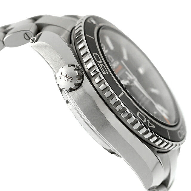 中古 美品 オメガ OMEGA シーマスター プラネットオーシャン 600m コーアクシャル アナログ 腕時計 ブランド メンズ ブラック UW-OM-SM-00013