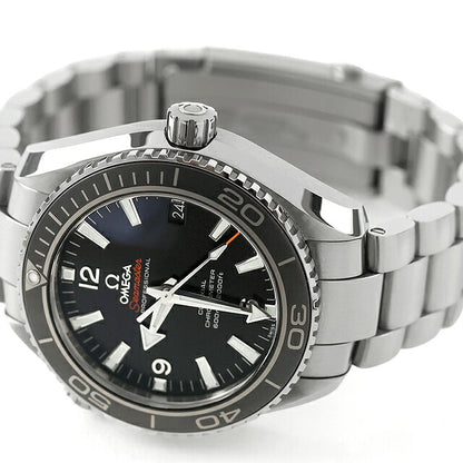 中古 美品 オメガ OMEGA シーマスター プラネットオーシャン 600m コーアクシャル アナログ 腕時計 ブランド メンズ ブラック UW-OM-SM-00013