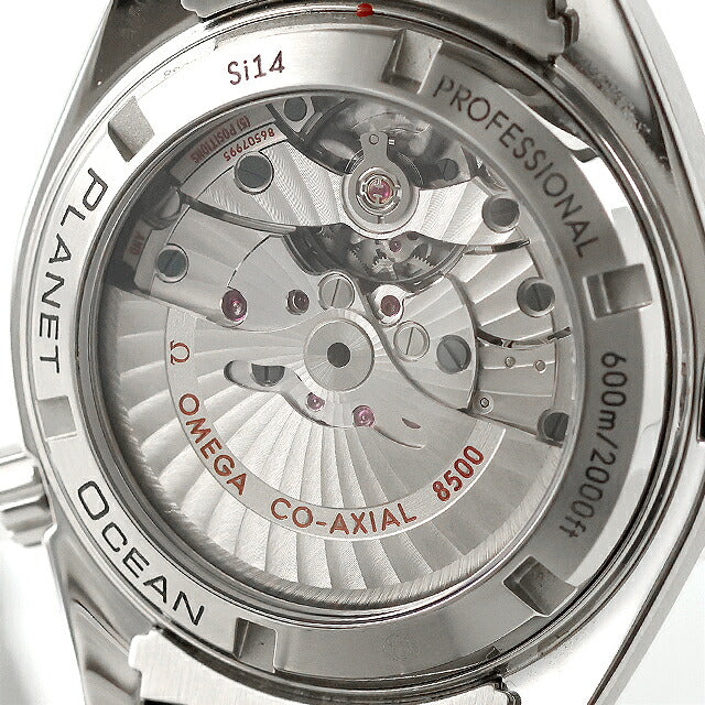 中古 美品 オメガ OMEGA シーマスター プラネットオーシャン 600m コーアクシャル アナログ 腕時計 ブランド メンズ ブラック UW-OM-SM-00013