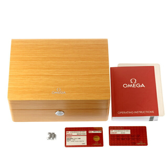 中古 美品 オメガ OMEGA シーマスター プラネットオーシャン 600m コーアクシャル アナログ 腕時計 ブランド メンズ ブラック UW-OM-SM-00013