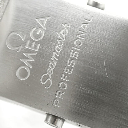 中古 仕上げ済 オメガ OMEGA シーマスター プロフェッショナル 300m ミッドサイズ K18WGベゼル アナログ 腕時計 ブランド メンズ ブラック UW-OM-SM-00014