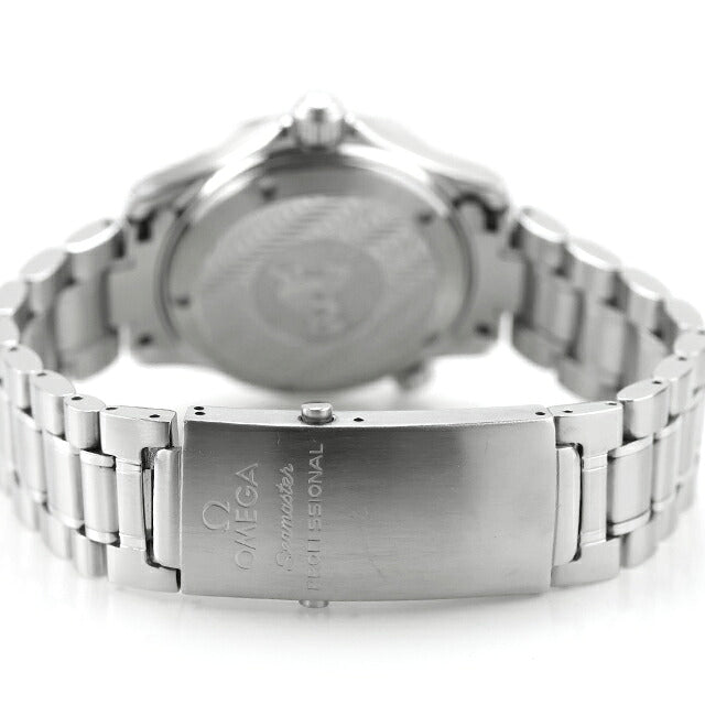 中古 仕上げ済 オメガ OMEGA シーマスター プロフェッショナル 300m ミッドサイズ K18WGベゼル アナログ 腕時計 ブランド メンズ ブラック UW-OM-SM-00014