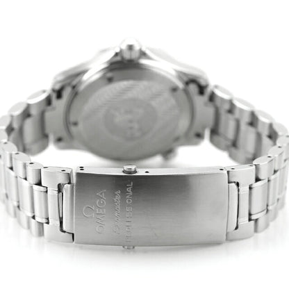 中古 仕上げ済 オメガ OMEGA シーマスター プロフェッショナル 300m ミッドサイズ K18WGベゼル アナログ 腕時計 ブランド メンズ ブラック UW-OM-SM-00014