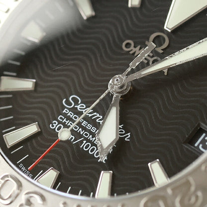 中古 仕上げ済 オメガ OMEGA シーマスター プロフェッショナル 300m ミッドサイズ K18WGベゼル アナログ 腕時計 ブランド メンズ ブラック UW-OM-SM-00014