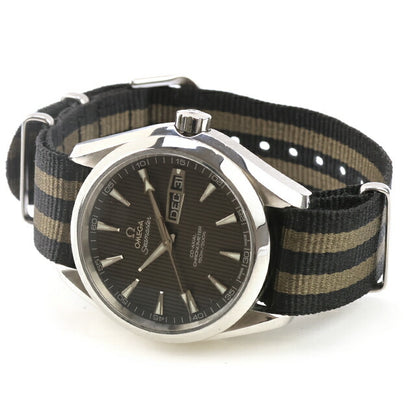 中古 オメガ OMEGA シーマスター アクアテラ 150M コーアクシャル アニュアルカレンダー 永年カレンダー NATO 231.13.43.22.06.001 腕時計 メンズ UW-OM-SM-00016