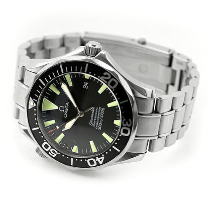 中古 オメガ OMEGA シーマスター ダイバー300M 41mm 波模様ダイヤル ピーター・ブレイク 2254.50 アナログ 腕時計 ブランド メンズ ブラック UW-OM-SM-00019