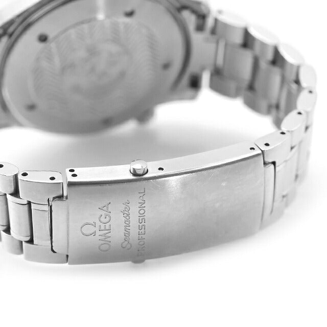 中古 オメガ OMEGA シーマスター ダイバー300M 41mm 波模様ダイヤル ピーター・ブレイク 2254.50 アナログ 腕時計 ブランド メンズ ブラック UW-OM-SM-00019