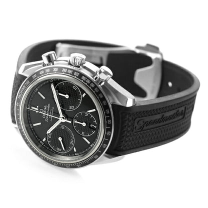 中古 美品 オメガ OMEGA スピードマスター レーシング 40mm ラバーストラップ 自動巻クロノ 326.32.40.50.01.001 アナログ 腕時計 メンズ UW-OM-SP-00003