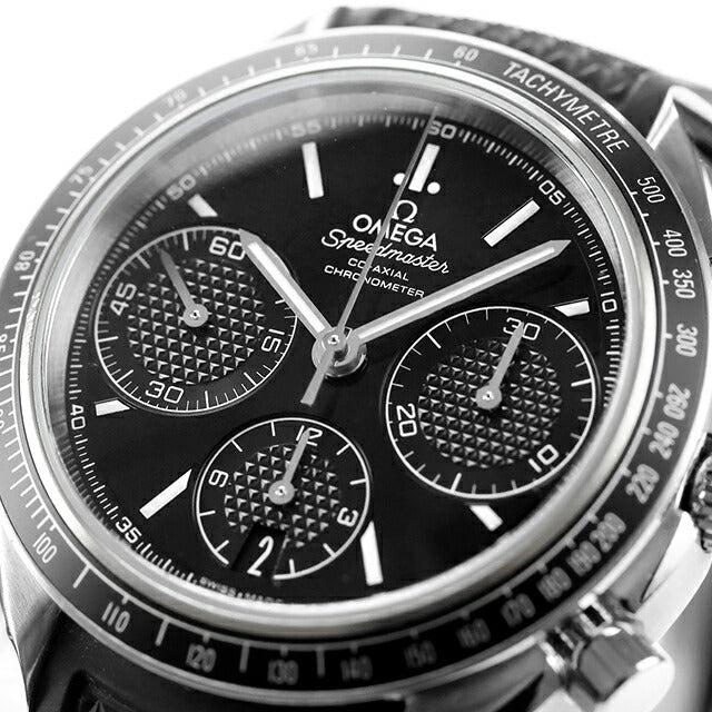 中古 美品 オメガ OMEGA スピードマスター レーシング 40mm ラバーストラップ 自動巻クロノ 326.32.40.50.01.001 アナログ 腕時計 メンズ UW-OM-SP-00003