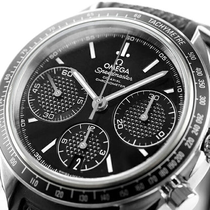 中古 美品 オメガ OMEGA スピードマスター レーシング 40mm ラバーストラップ 自動巻クロノ 326.32.40.50.01.001 アナログ 腕時計 メンズ UW-OM-SP-00003