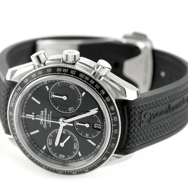 中古 美品 オメガ OMEGA スピードマスター レーシング 40mm ラバーストラップ 自動巻クロノ 326.32.40.50.01.001 腕時計 ブランド メンズ UW-OM-SP-00004