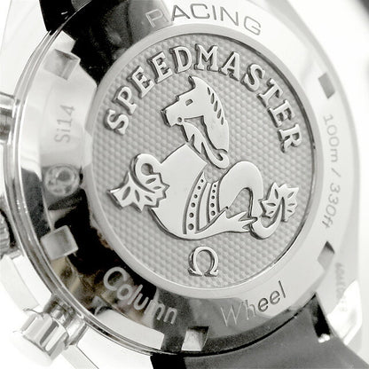 中古 美品 オメガ OMEGA スピードマスター レーシング 40mm ラバーストラップ 自動巻クロノ 326.32.40.50.01.001 腕時計 ブランド メンズ UW-OM-SP-00004