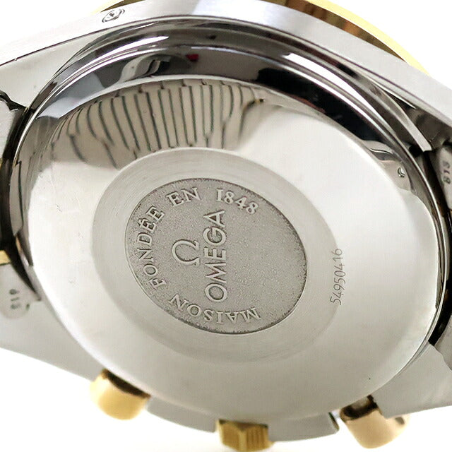 中古 OH 外装仕上げ済 オメガ OMEGA スピードマスター デイデイト 39mm コンビ K18コンビ トリプルカレンダー 18金 3321.80 腕時計 メンズ UW-OM-SP-00010