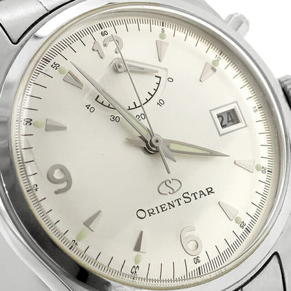 Used Orient ORIENT Orient Star Power Reserve Automatic Winding Buckle Engraved Explorient Analog Watch Brand Men&