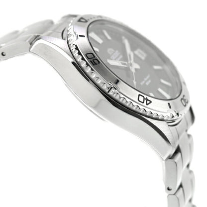中古 美品 オリエント ORIENT スポーツ マコ MAKO 40 ソリッドベゼル RN-AC0Q01B アナログ 腕時計 ブランド メンズ ブラック 黒 UW-OR-OT-00011