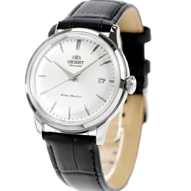 中古 美品 オリエント ORIENT バンビーノ 36mm ストア限定モデル Bambino RN-AC0M03S アナログ 腕時計 ブランド メンズ シルバー ブラック UW-OR-OT-00012