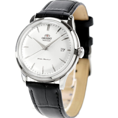 中古 美品 オリエント ORIENT バンビーノ 36mm ストア限定モデル Bambino RN-AC0M03S アナログ 腕時計 ブランド メンズ シルバー ブラック UW-OR-OT-00012