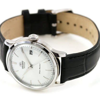 中古 美品 オリエント ORIENT バンビーノ 36mm ストア限定モデル Bambino RN-AC0M03S アナログ 腕時計 ブランド メンズ シルバー ブラック UW-OR-OT-00012