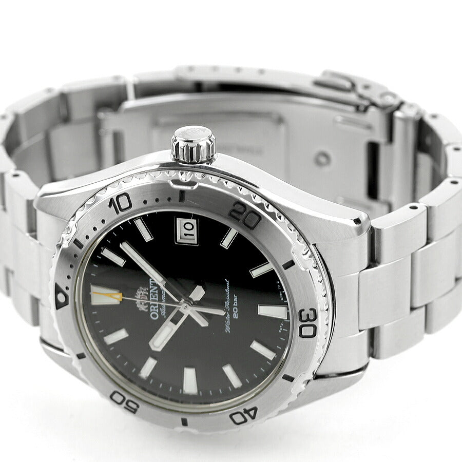 中古 美品 オリエント ORIENT オリエント ORIENT スポーツ マコ MAKO 40 ソリッドベゼル RN-AC0Q01B アナログ 腕時計 ブランド メンズ UW-OR-OT-00013
