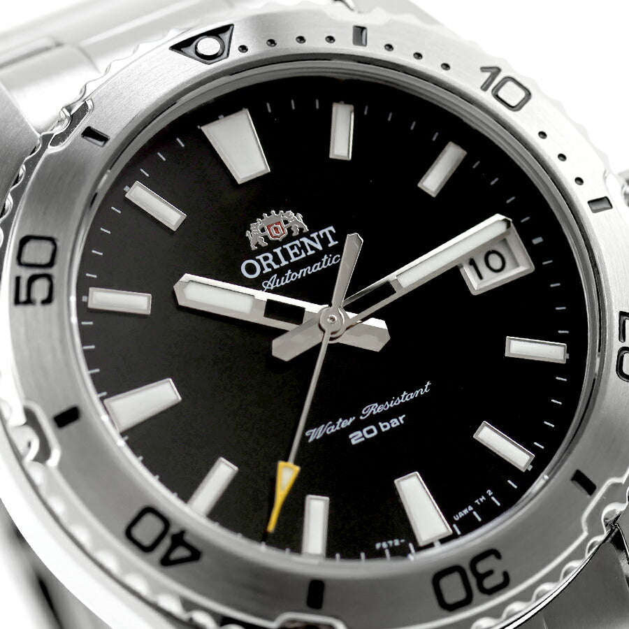 中古 美品 オリエント ORIENT オリエント ORIENT スポーツ マコ MAKO 40 ソリッドベゼル RN-AC0Q01B アナログ 腕時計 ブランド メンズ UW-OR-OT-00013