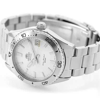 中古 美品 オリエント ORIENT スポーツ MAKO マコ 自動巻き ソリッドベゼル 機械式 RN-AC0Q03S アナログ 腕時計 ブランド メンズ ホワイト UW-OR-OT-00020