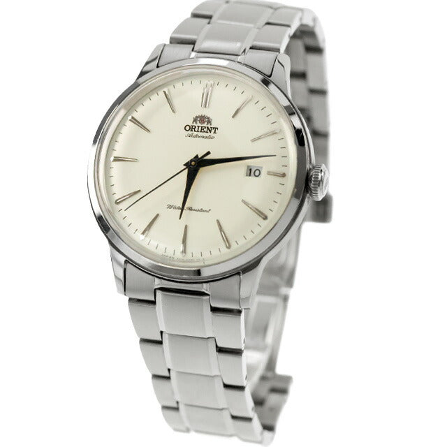 中古 美品 オリエント ORIENT バンビーノ クラシック ボンベダイヤル RN-AC0001S アナログ 腕時計 ブランド メンズ ホワイト 白 UW-OR-OT-00022