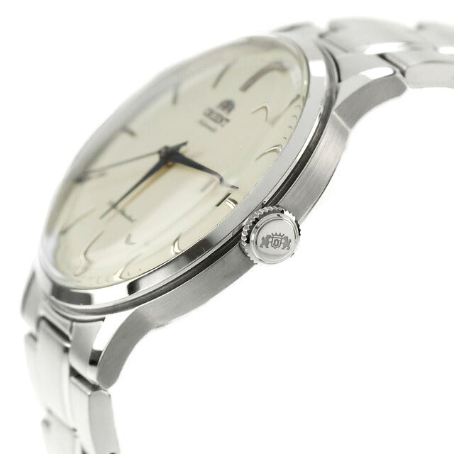 中古 美品 オリエント ORIENT バンビーノ クラシック ボンベダイヤル RN-AC0001S アナログ 腕時計 ブランド メンズ ホワイト 白 UW-OR-OT-00022