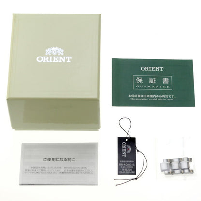 中古 美品 オリエント ORIENT バンビーノ クラシック ボンベダイヤル RN-AC0001S アナログ 腕時計 ブランド メンズ ホワイト 白 UW-OR-OT-00022
