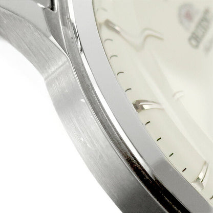 中古 美品 オリエント ORIENT バンビーノ クラシック ボンベダイヤル RN-AC0001S アナログ 腕時計 ブランド メンズ ホワイト 白 UW-OR-OT-00022