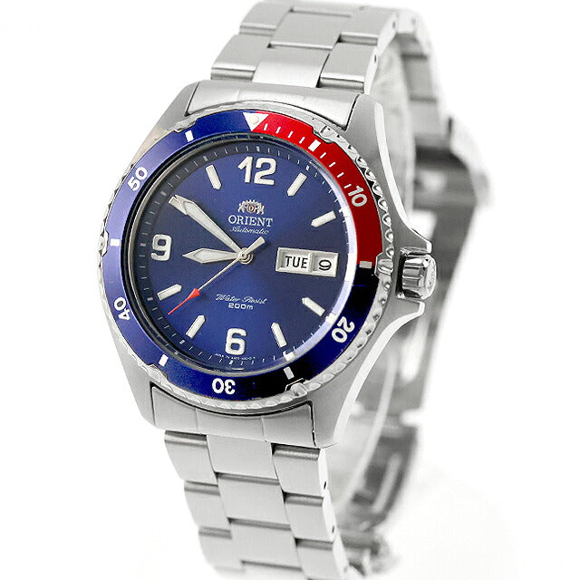 中古 美品 オリエント ORIENT マコXL 海外モデル MAKO ペプシ ダイバーズ SAA02009D3 アナログ 腕時計 ブランド メンズ ブルー UW-OR-OT-00024