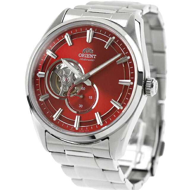 Used Orient ORIENT Contemporary Semi-skeleton Red Orient Stretto Open Heart RN-AR0010R Analog Watch UW-OR-OT-00025