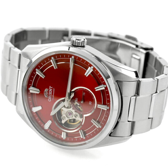 Used Orient ORIENT Contemporary Semi-skeleton Red Orient Stretto Open Heart RN-AR0010R Analog Watch UW-OR-OT-00025