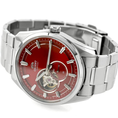 Used Orient ORIENT Contemporary Semi-skeleton Red Orient Stretto Open Heart RN-AR0010R Analog Watch UW-OR-OT-00025