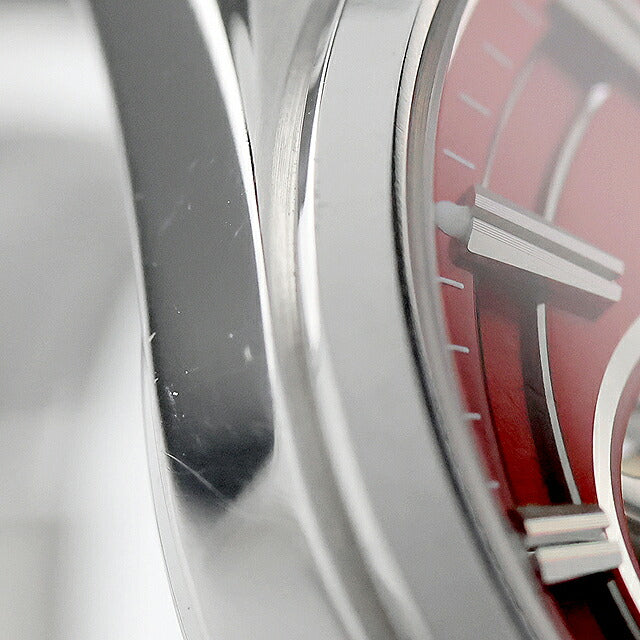 Used Orient ORIENT Contemporary Semi-skeleton Red Orient Stretto Open Heart RN-AR0010R Analog Watch UW-OR-OT-00025