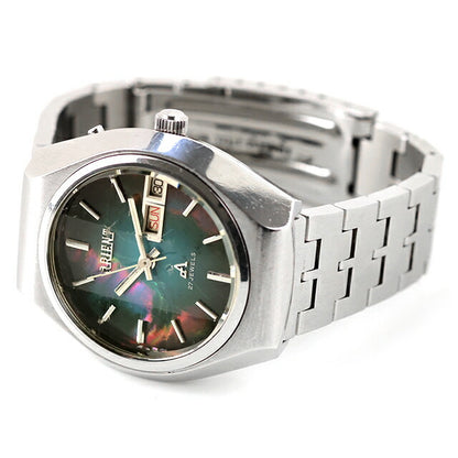 二手大修 Orient Chrono Ace 墨西哥贝壳表盘复古 0429-25060 模拟手表品牌男式 UW-OR-OT-00027