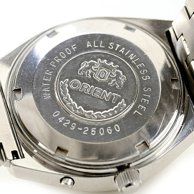 二手大修 Orient Chrono Ace 墨西哥贝壳表盘复古 0429-25060 模拟手表品牌男式 UW-OR-OT-00027