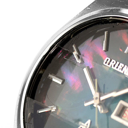 二手大修 Orient Chrono Ace 墨西哥贝壳表盘复古 0429-25060 模拟手表品牌男式 UW-OR-OT-00027
