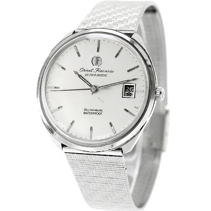 Used Overhauled Orient Finesse Ultramatic Day Date 35 Stone 012402 Analog Watch Brand Men&