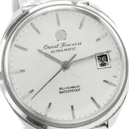 Used Overhauled Orient Finesse Ultramatic Day Date 35 Stone 012402 Analog Watch Brand Men&