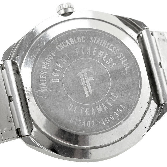 Used Overhauled Orient Finesse Ultramatic Day Date 35 Stone 012402 Analog Watch Brand Men&