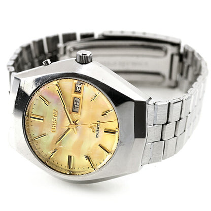 二手大修 Orient Chrono Ace 墨西哥贝壳表盘复古 H429-30260 模拟手表品牌男式 UW-OR-OT-00030