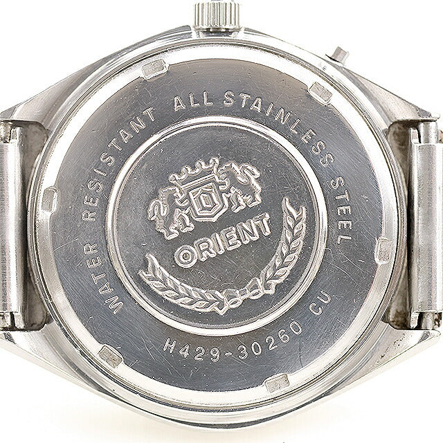 二手大修 Orient Chrono Ace 墨西哥贝壳表盘复古 H429-30260 模拟手表品牌男式 UW-OR-OT-00030