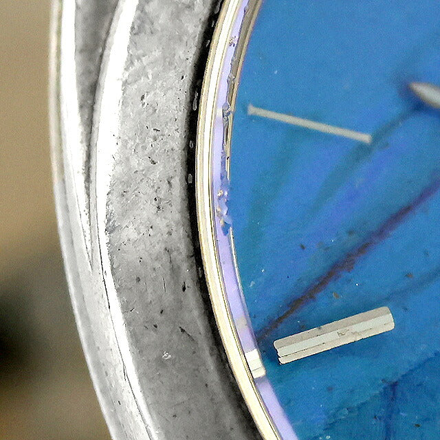 中古 希少 オリエント ORIENT シャマード モルフォ蝶文字盤 SV925 銀無垢 スターリングシルバー 1970年代 I120-17900 アナログ 腕時計 メンズ UW-OR-OT-00034