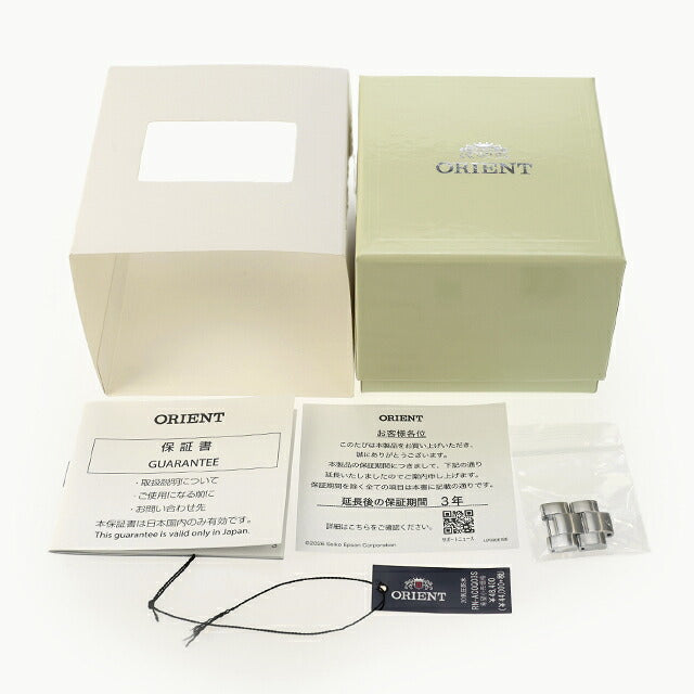 中古 美品 オリエント ORIENT マコ 40 ダイバーデザイン RN-AC0Q03S アナログ 腕時計 ブランド メンズ シルバー UW-OR-OT-00035