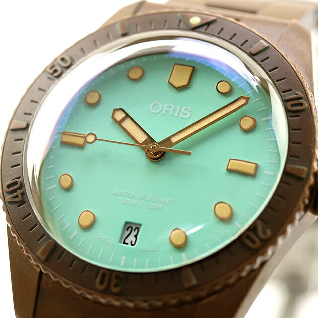中古 オリス ORIS ダイバーズ65 コットンキャンディ ワイルドグリーン