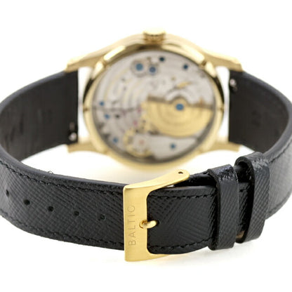 中古 超美品 バルティック BALTIC バルチック マイクロローター MR01 PVD ブレゲ数字 スモセコ mr01blackgold 腕時計 ブランド メンズ UW-OTH-00049