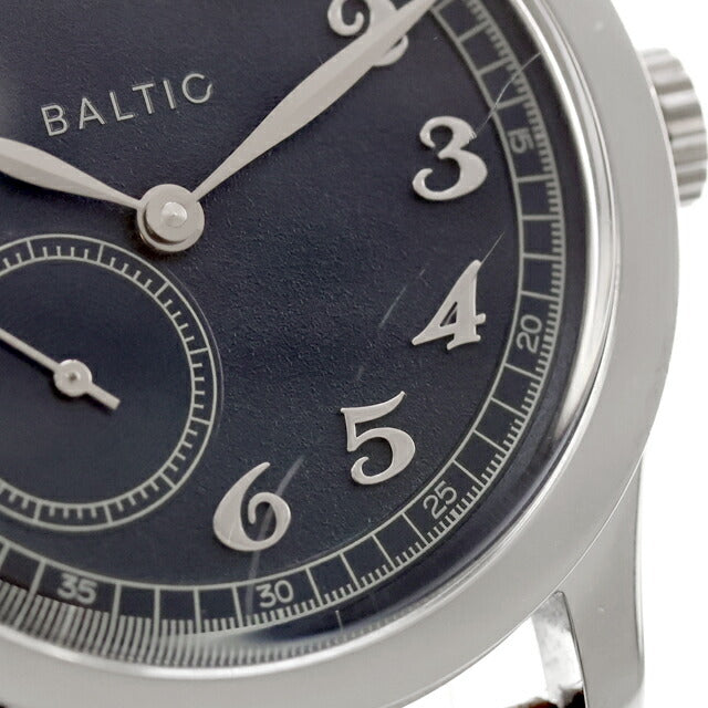 中古 バルティック BALTIC バルチック マイクロローター MR01 ブルー ライオンレザー ブレゲ数字 スモセコ mr01blue-lion 腕時計 メンズ UW-OTH-00050