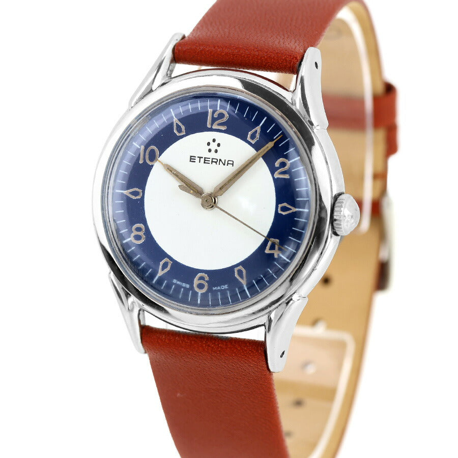 中古 レア エテルナ ETERNA ビンテージ リダンダイヤル ファンシーラグ セイタケケース 520 アナログ 腕時計 ブランド メンズ UW-OTH-00053