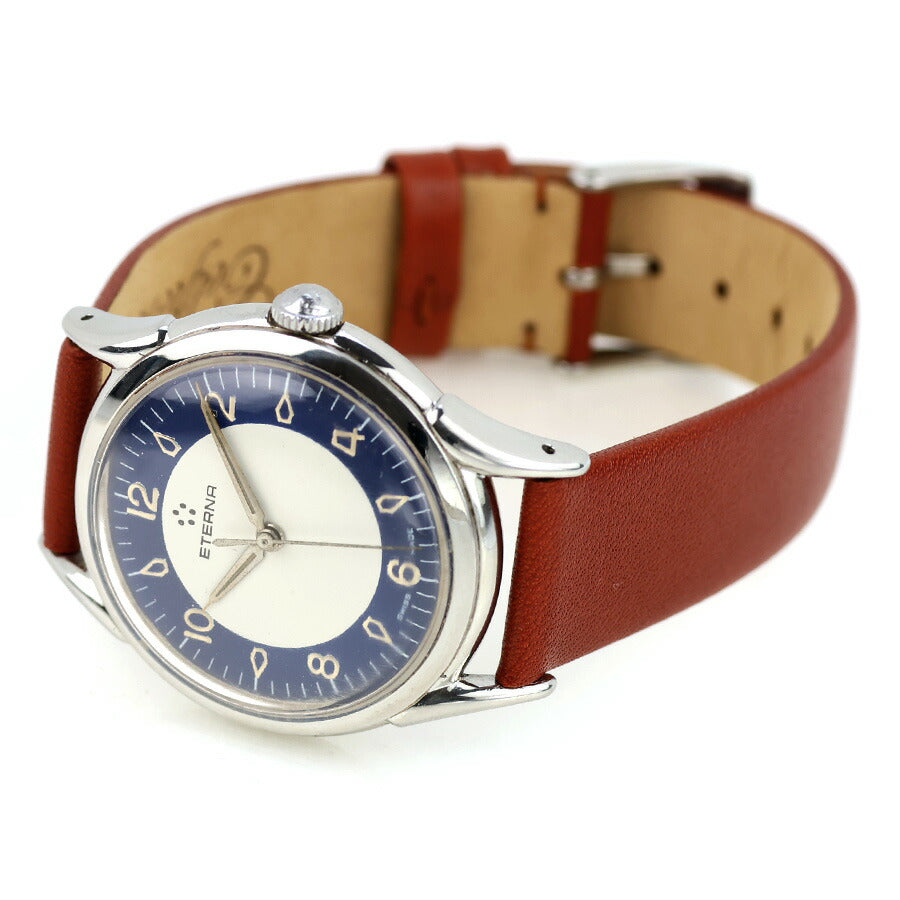 中古 レア エテルナ ETERNA ビンテージ リダンダイヤル ファンシーラグ セイタケケース 520 アナログ 腕時計 ブランド メンズ UW-OTH-00053